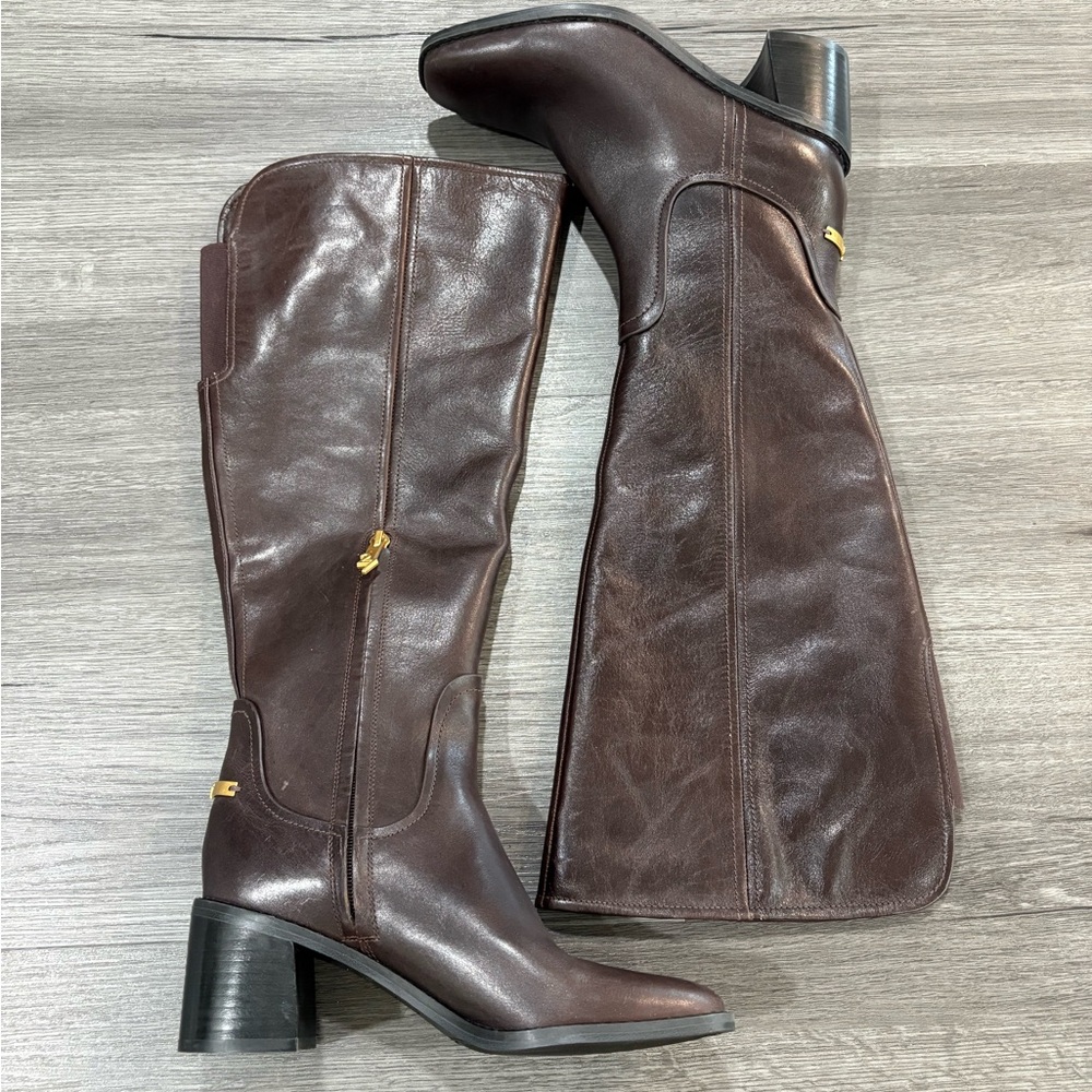 27 Edit Naturalizer Edda Knee-High Riding Boots – Size 7 Wide Calf